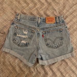 Levi’s High waisted shorts